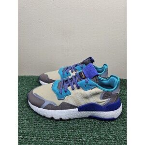 Adidas Nite Jogger Desert Sand Brown Blue Cordura Youth Shoes  EE6493
